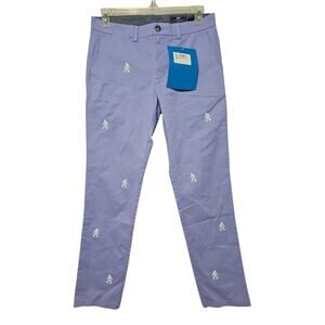 NWT Vineyard Vines Breaker Pant Big Foot Yeti Sasquatch Mens 32 x 32 Periwinkle